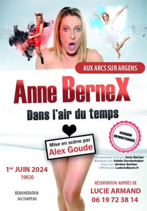 Idée cadeaux, One Woman Show Anne Bernex 1er juin 2024 les Arcs sur Argens,