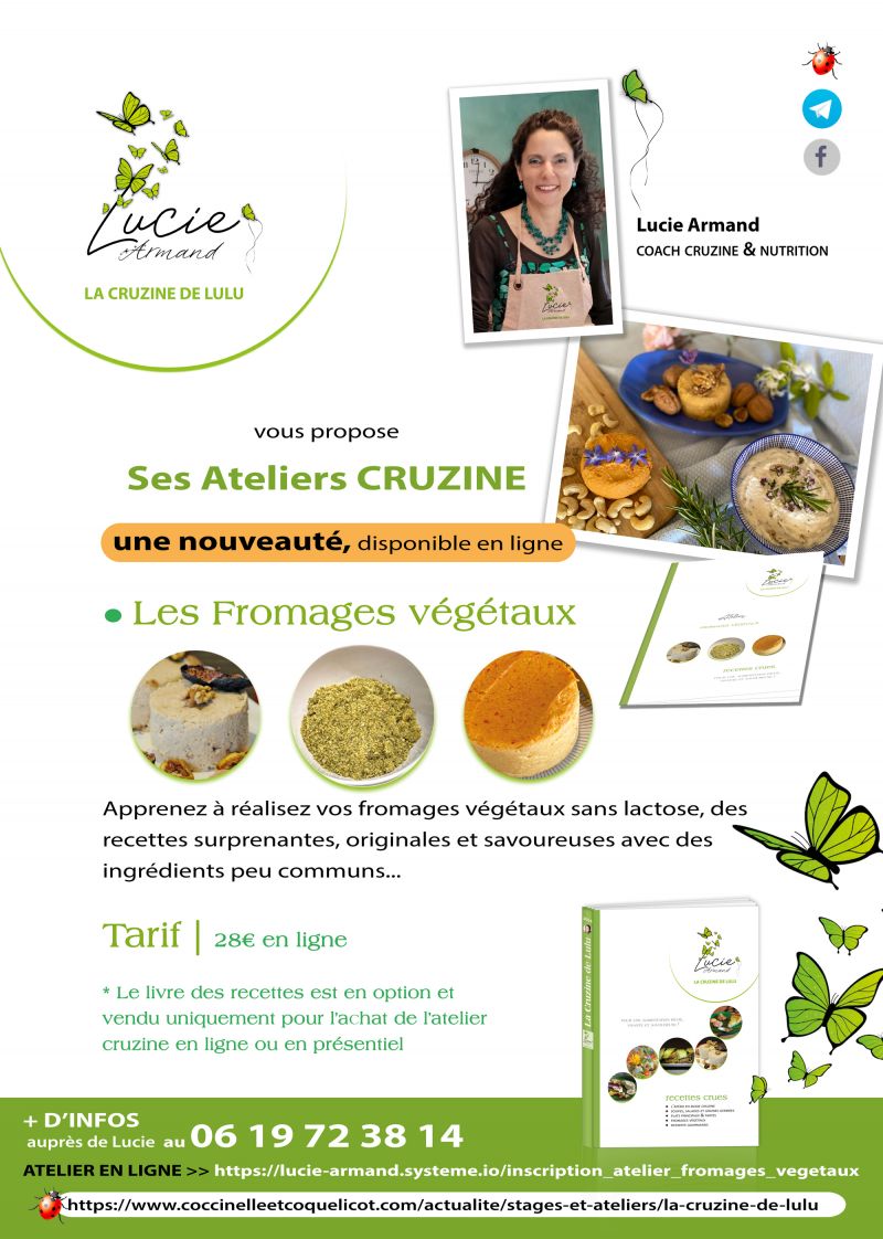 Affiche Atelier Les Fromages végétaux disponible en ligne